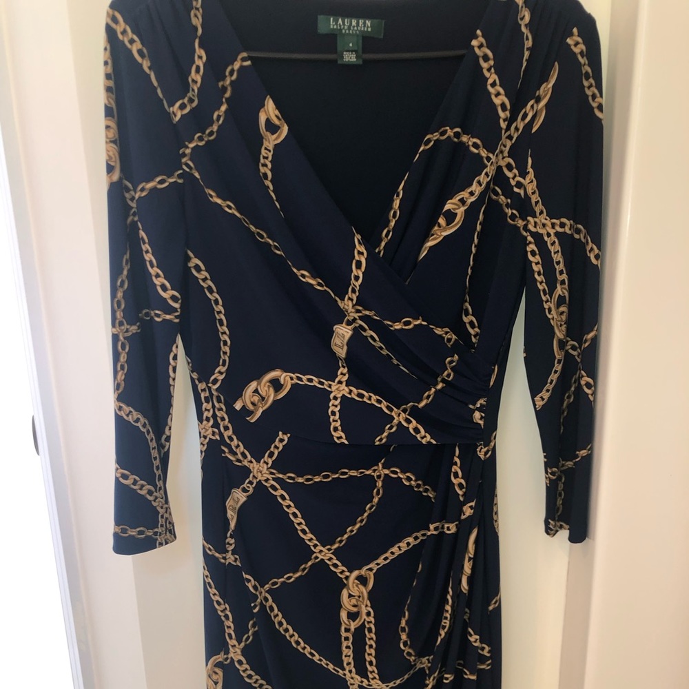 Ralph Lauren Navy blue equestrian dress